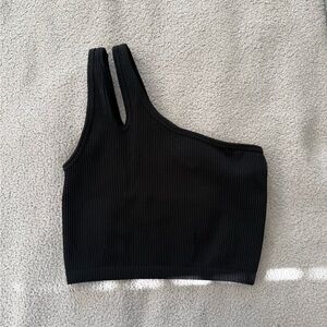 Aerie Seamless One Shoulder Longline Sports Bra